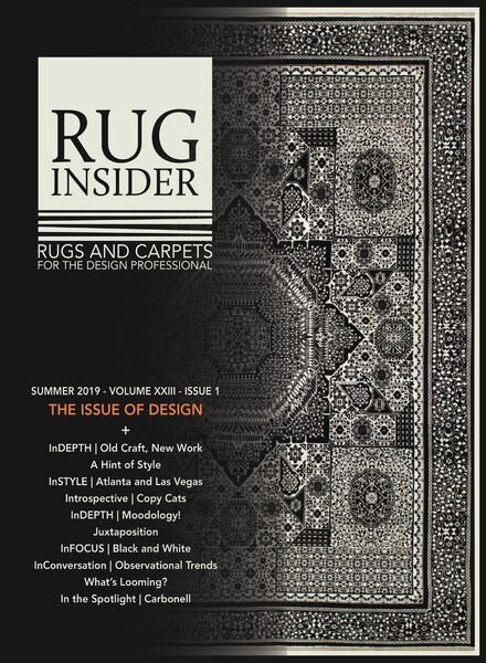 Rug Insider Magazine – Summer 2019 Cover