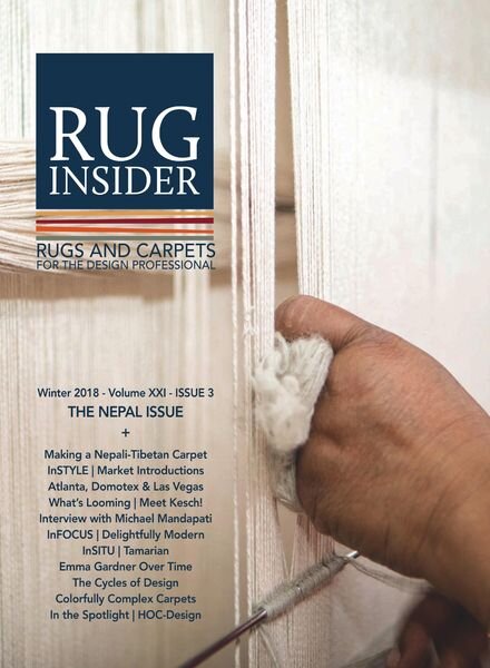 Rug Insider Magazine – Winter 2018 Cover