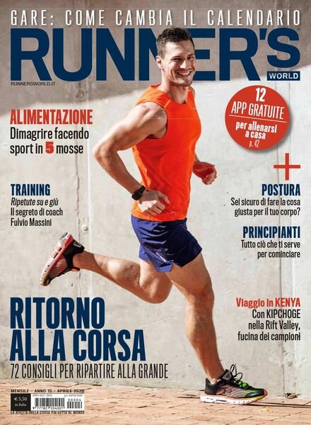 Runner’s World Italia – Aprile 2020 Cover