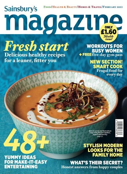 Sainsbury’s Magazine – February 2011 Cover