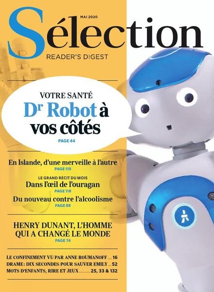 Selection Reader’s Digest France – avril 2020 Cover