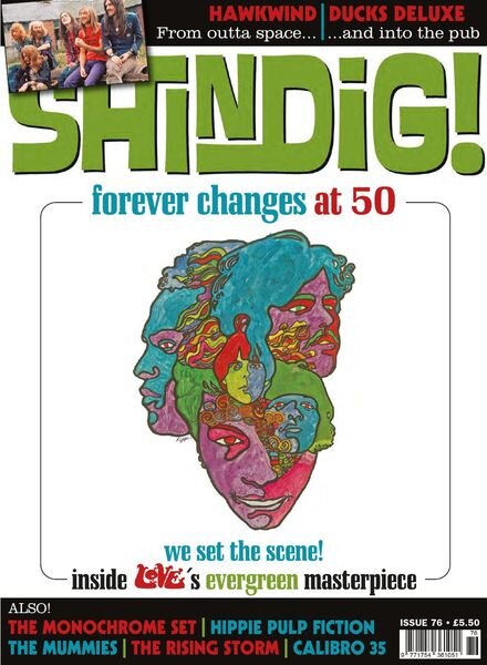 Shindig! – Issue 76 – February 2018 Cover