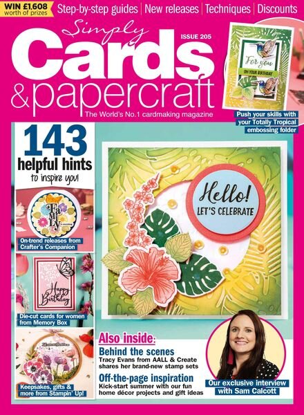 Simply Cards & Papercraft – May 2020 Cover