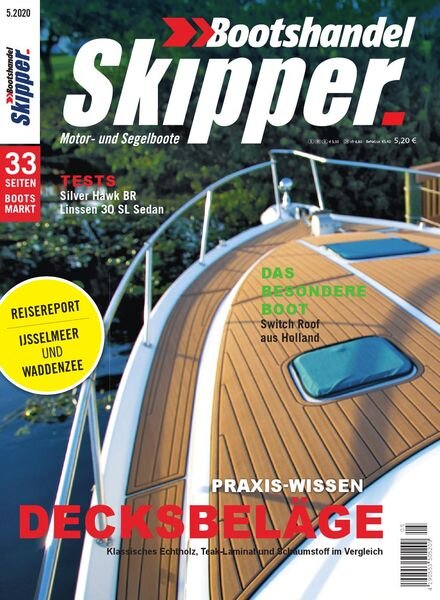 Skipper Bootshandel – April 2020 Cover