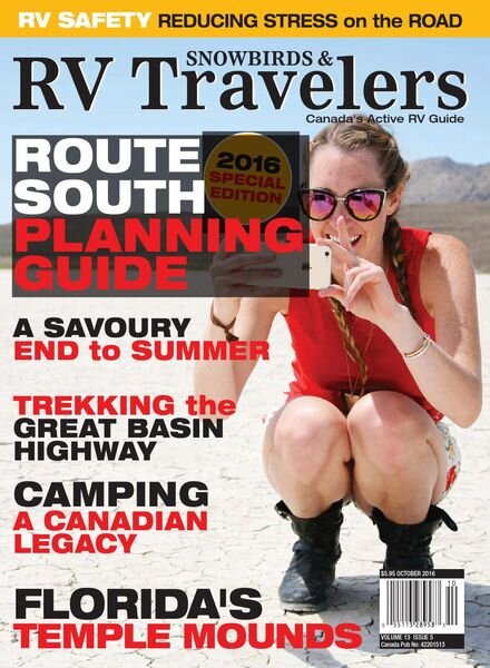 Snowbirds & RV Travelers – October 2016 Cover