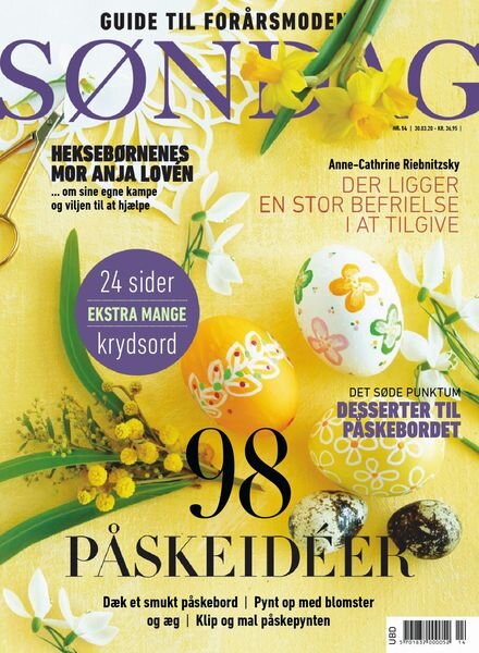 Sondag – 30 marts 2020 Cover