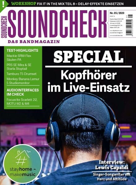 Soundcheck – Mai 2020 Cover