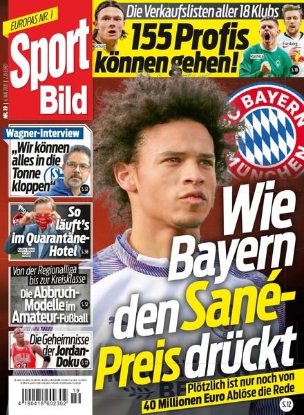 Sport Bild – 06 Mai 2020 Cover