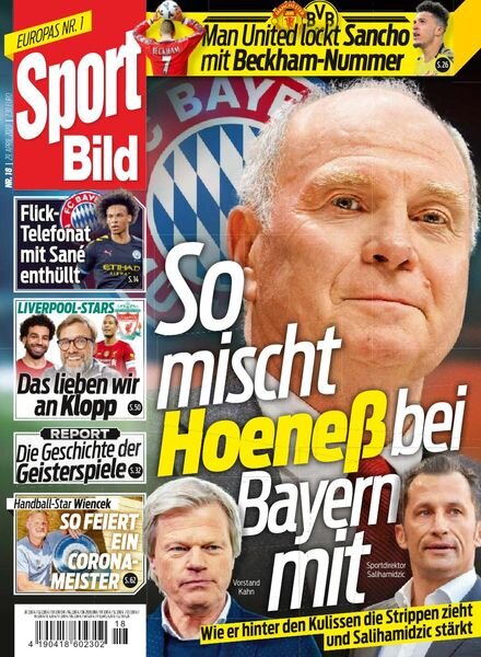 Sport Bild – 29 April 2020 Cover
