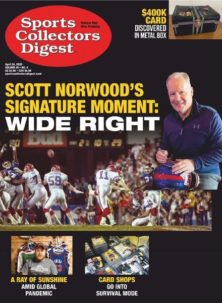 Sports Collectors Digest – April 24, 2020 Cover