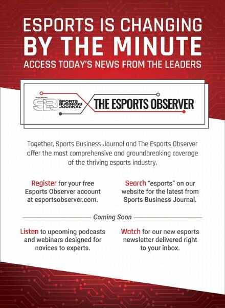 SportsBusiness Journal – 27 April 2020 Cover