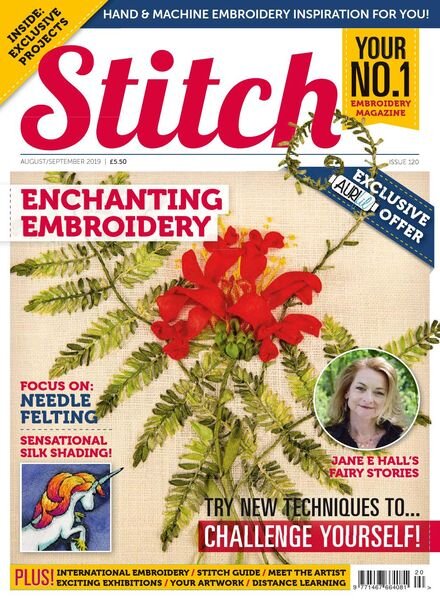 Stitch Magazine – Issue 120 – August-September 2019 Cover