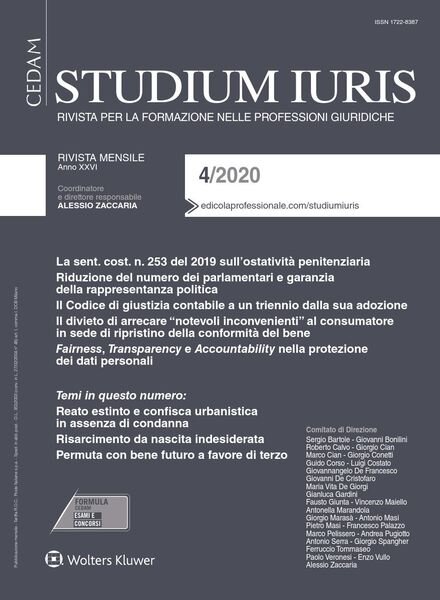 Studium Iuris – Aprile 2020 Cover