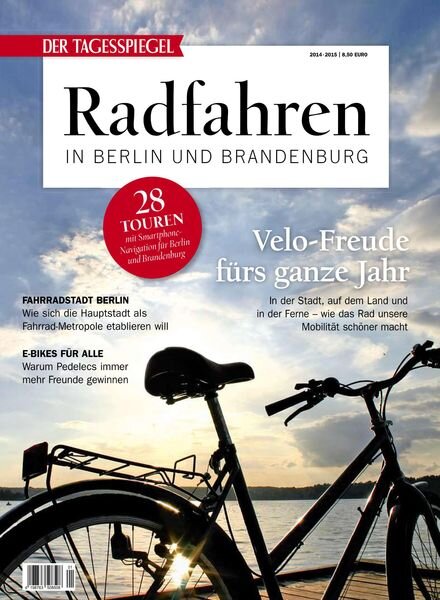 Tagesspiegel Freizeit – Radfahren – Marz 2014 Cover
