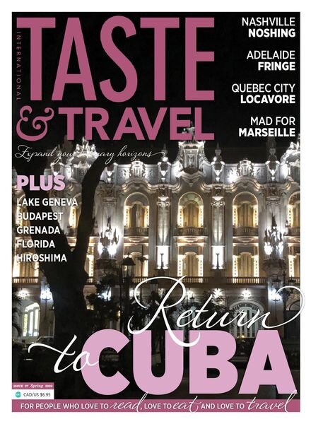 Taste and Travel International – April 2020 Cover