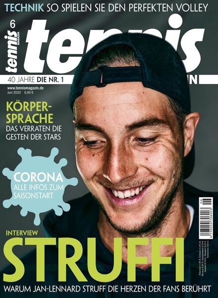 tennis – Juni 2020 Cover