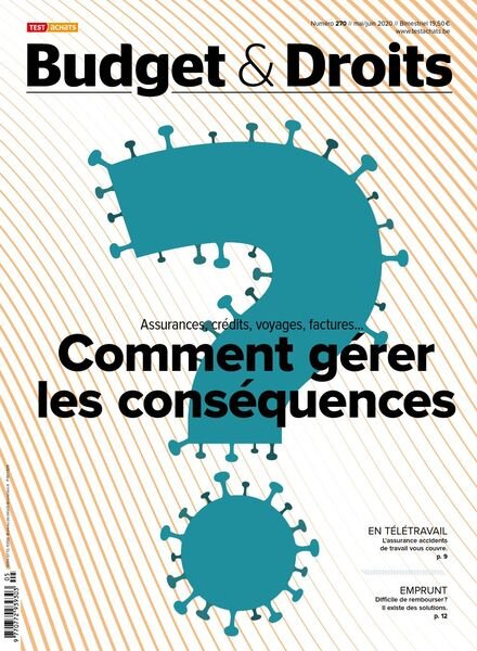 Test Achats Budget & Droits – Mai-Juin 2020 Cover