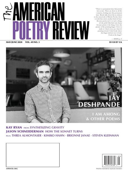 The American Poetry Review – May-June 2020 Cover