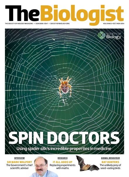 The Biologist – October- November 2014 Cover