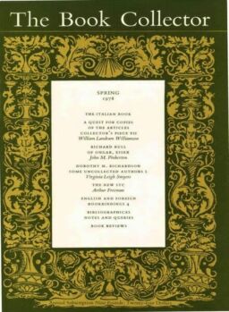 The Book Collector – Spring, 1978