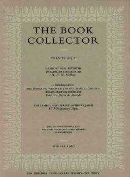 The Book Collector – Winter 1967
