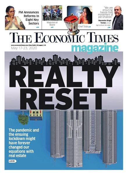 The Economic Times – May 17, 2020 Cover