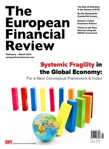 The European Financial Review – February – March 2016 Cover