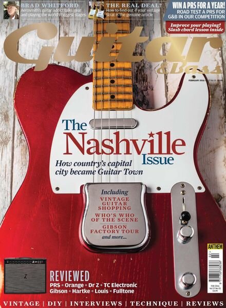 The Guitar Magazine – February 2016 Cover