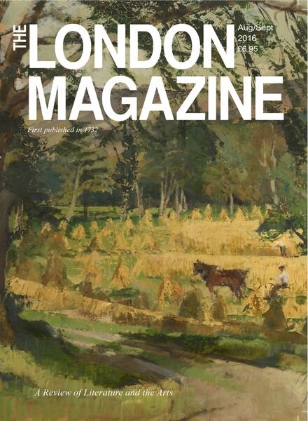 The London Magazine – August – September 2016 Cover