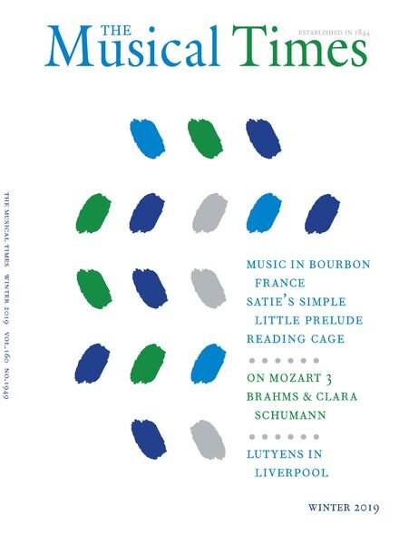 The Musical Times – Winter 2019 Cover