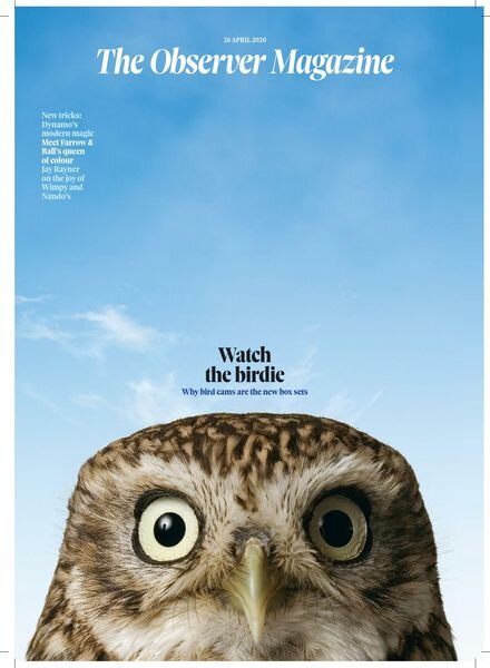 The Observer Magazine – 26 April 2020 Cover