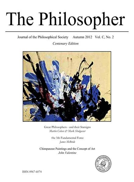 The Philosopher – Autumn 2012 Cover