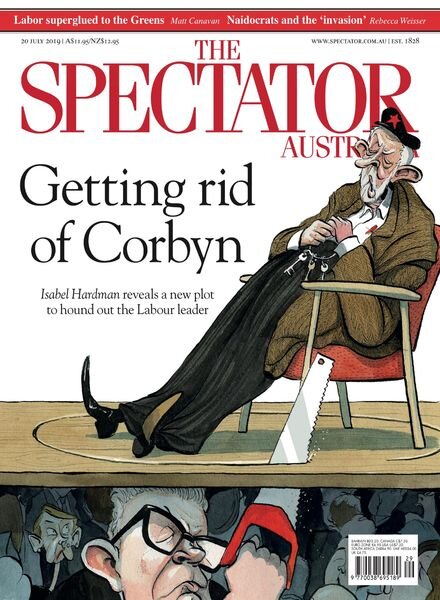 The Spectator Australia – 20 July 2019 Cover