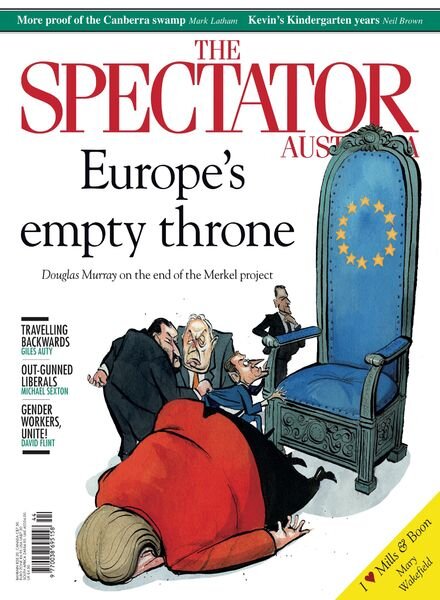 The Spectator Australia – 3 November 2018 Cover