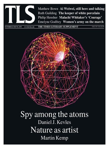 The Times Literary Supplement – 23 October 2015 Cover