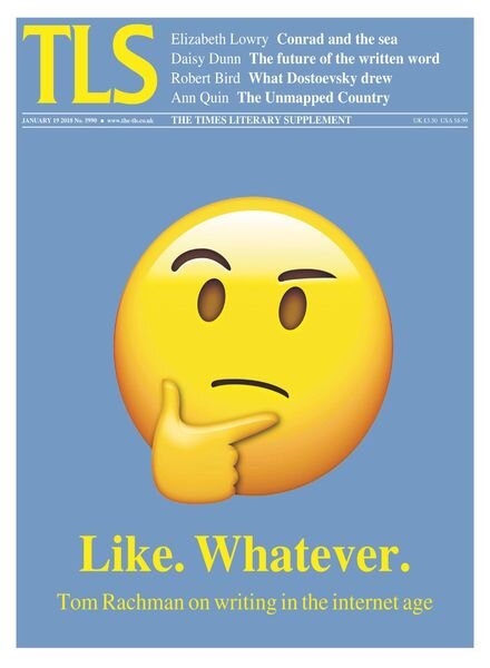 The Times Literary Supplement – January 19, 2018 Cover