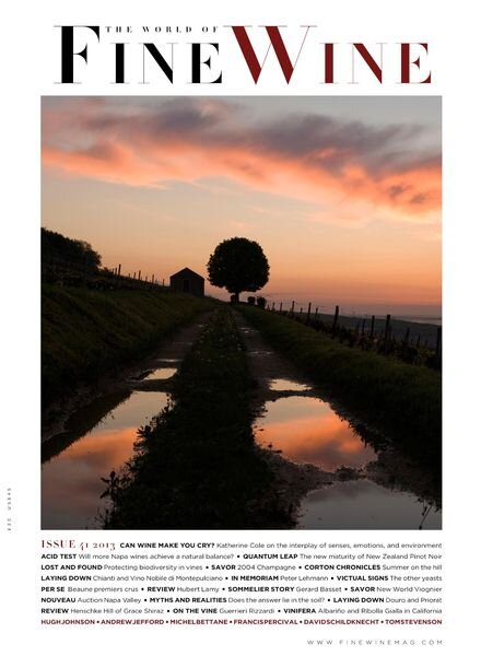 The World of Fine Wine – Issue 41 Cover
