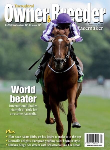 Thoroughbred Owner Breeder – Issue 121 – September 2014 Cover