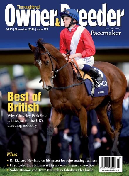 Thoroughbred Owner Breeder – Issue 123 – November 2014 Cover