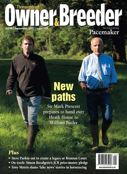 Thoroughbred Owner Breeder – Issue 157 – September 2017 Cover