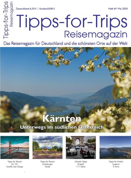 Tipps for Trips – Mai 2020 Cover