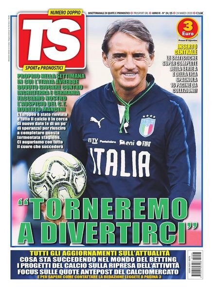 Totoguida Scommesse – 24 Marzo 2020 Cover