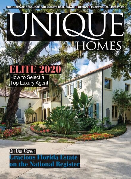 Unique Homes – Spring 2020 Cover