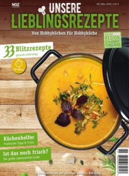 Unsere Lieblingsrezepte – Marz 2018
