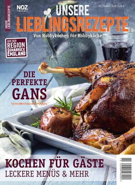 Unsere Lieblingsrezepte – Oktober 2018 Cover