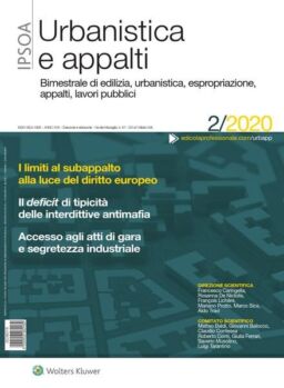 Urbanistica e appalti – Febbraio 2020