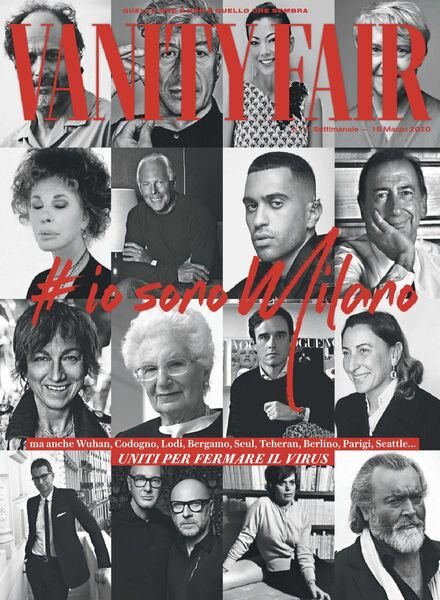 Vanity Fair Italia – 12 marzo 2020 Cover