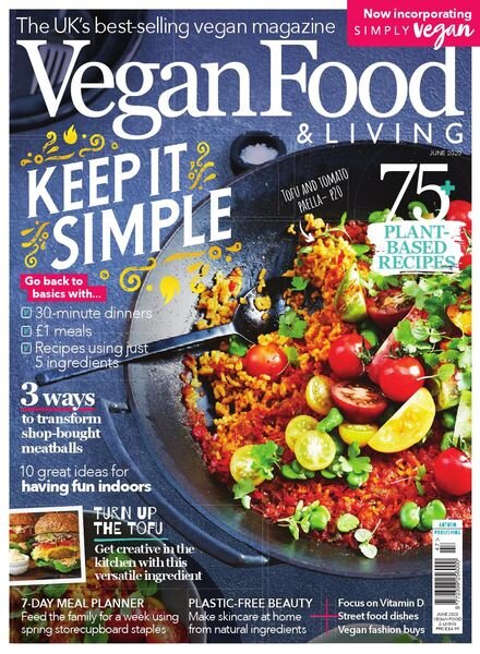 Vegan Food & Living – June 2020 Cover