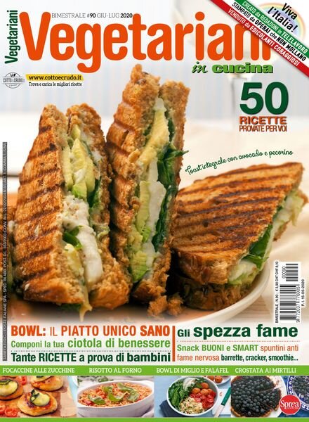 Vegetariani in Cucina – Giugno-Luglio 2020 Cover