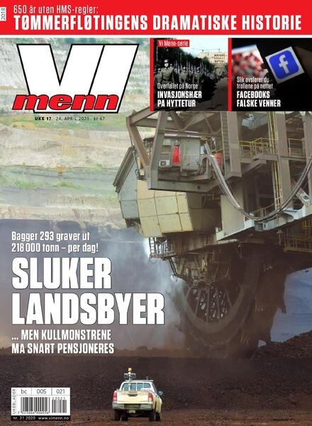 Vi Menn – 24 april 2020 Cover